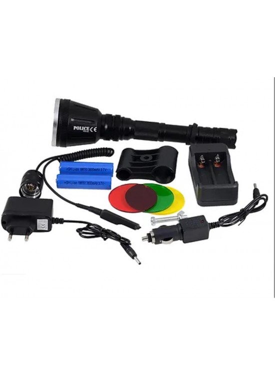 Polıce PS-93 T6 Led Tüfek Aparatlı Şarj Edilebilir(3 Renkli Cam) Polıce PS-93 T6 Led Tüfek Aparatlı Şarj Edilebilir(3 Renkli Cam)