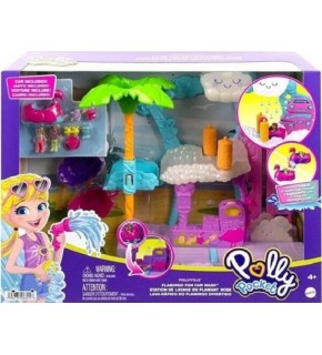 Polly Pocket Flamingo Araba Su Eğlencesi Seti