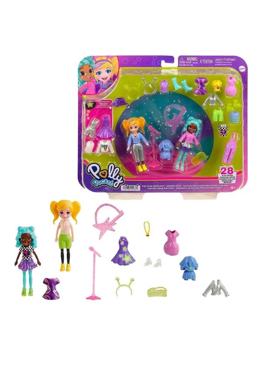 Polly Pocket Ve Arkadaşları Farklı Moda Aksesuarları Oyun Setleri