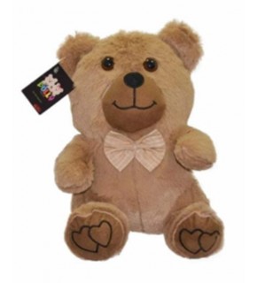 Pollytoys Peluş Renkli Kalpli Ayıcık 60cm