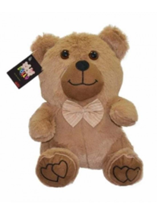 Pollytoys Peluş Renkli Kalpli Ayıcık 60cm