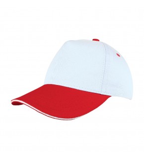 POMELO BEYAZ-KIRMIZI SANDWICH SİPER COTTON ŞAPKA