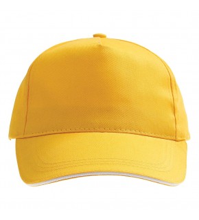 POMELO SARI SANDWICH SİPER COTTON ŞAPKA