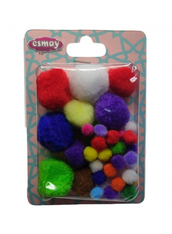 Ponpon - Askılı - Karışık