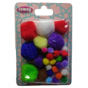 Ponpon - Askılı - Karışık