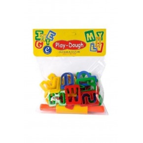 Poşetli Oyun Hamuru Kalıpları Poşetli  Harf