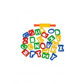 Poşetli Oyun Hamuru Kalıpları Poşetli  Harf