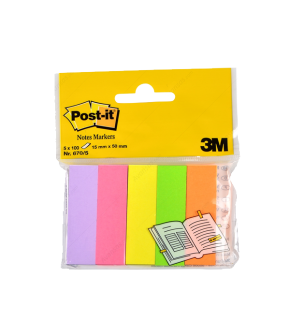 Post-it İndeks 100 YP 15x50 Fosforlu 5 Renk 670-5
