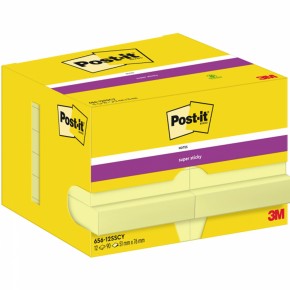 Post-it Yapışkanlı Not Kağıdı 51x76 Sarı 656-12SS (1 Adet)