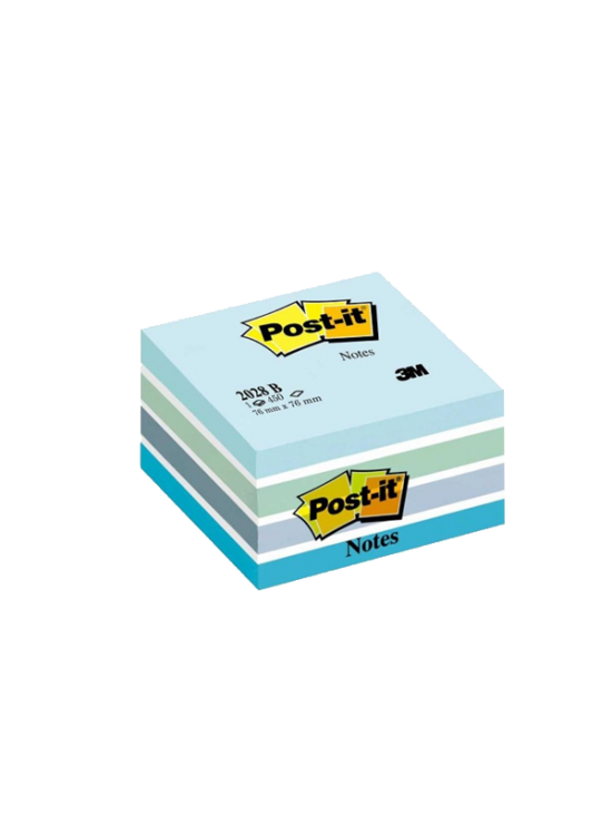 Post-it Yapışkanlı Not Kağıdı Küp 450 YP 76x76 Mavi 2028-B