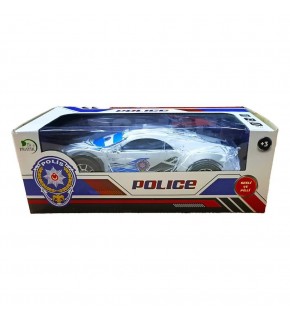 Pratik Kutulu Işıklı Müzikli Polis Arabası P1060