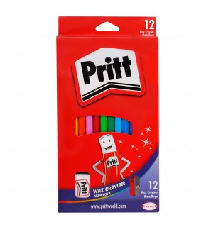 Pritt Mum Pastel Boya Crayon Karton Kutu Silinebilir 12 Renk 1433960
