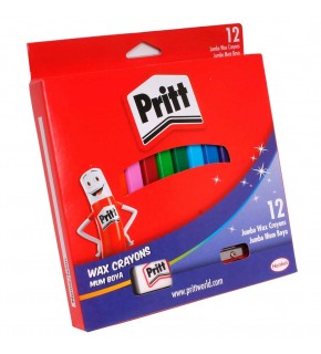 Pritt Pastel Boya Jumbo Silinebilir Üçgen 12 Lİ 1655739