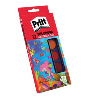 Pritt Sulu Boya Büyük Boy 12 Renk 1047948