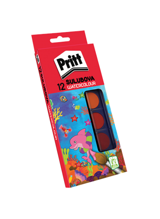 Pritt Sulu Boya Büyük Boy 12 Renk 1047948