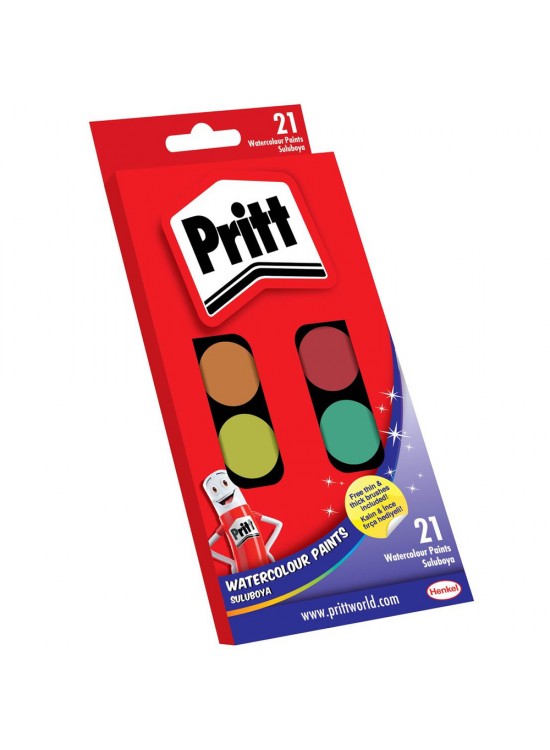 Pritt Sulu Boya Büyük Boy 21 Renk 1671703