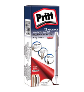 Pritt Versatil Kalem İron Line 0.7 MM Gümüş 3707 (1 Adet)
