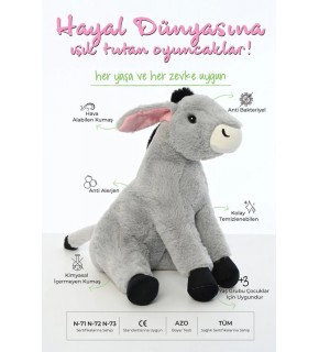 Pufu Peluş Eşek 35cm