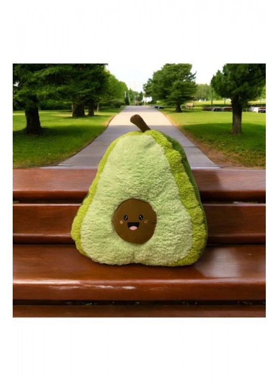 Pufu Peluş Yastık Avakado
