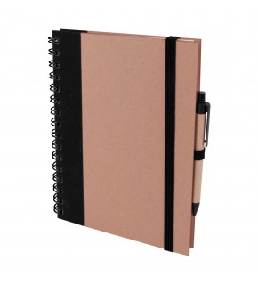 PURSAKLAR SİYAH SPİRALLİ TARİHSİZ DEFTER (15X21 CM)