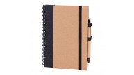 PURSAKLAR SİYAH SPİRALLİ TARİHSİZ DEFTER (15X21 CM)