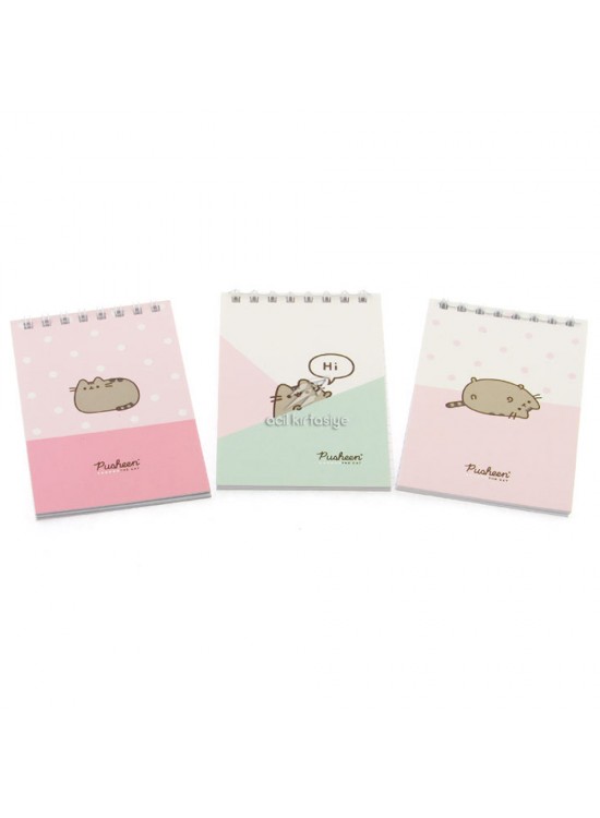 Pusheen Bloknot Spiralli 1 A7 42 Yp Çizgili (1 Adet)