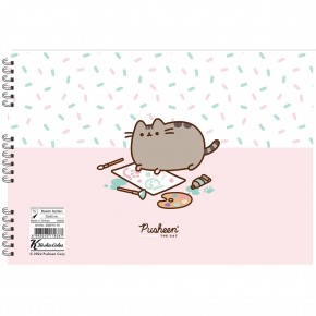 Pusheen Resim Defteri Spiralli 25x35 15 Yaprak (1 Adet)
