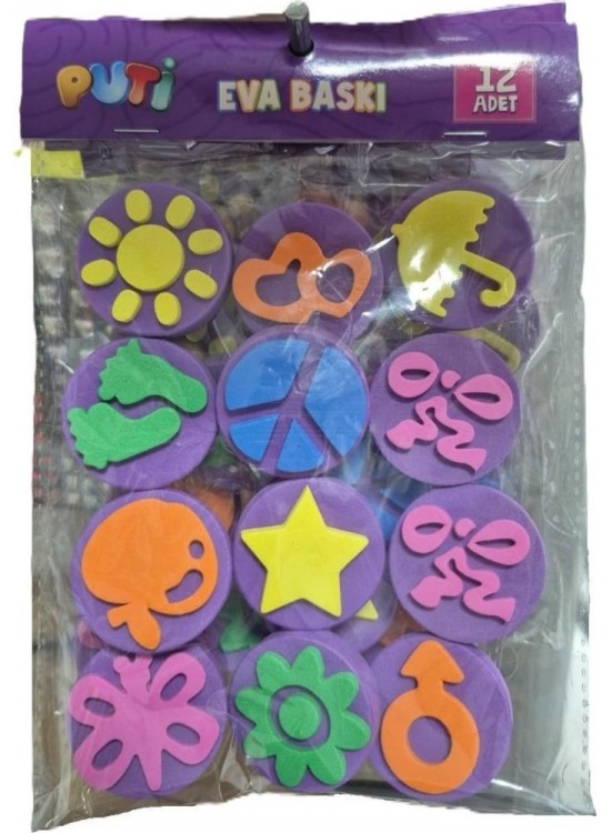 Puti Eva Baskı-12 Li Paket Puti Eva Baskı-12 Li Paket
