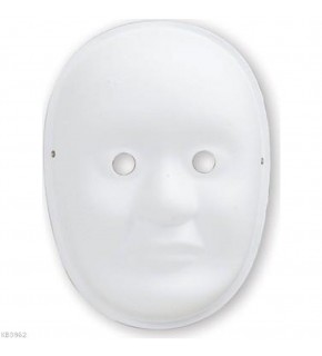 Puti Maske Karton Şişman Surat 5183 (1 Adet)
