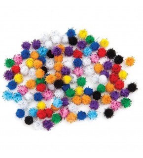 Puti Pon Pon Metalik 10 MM 4476 (1 Adet)