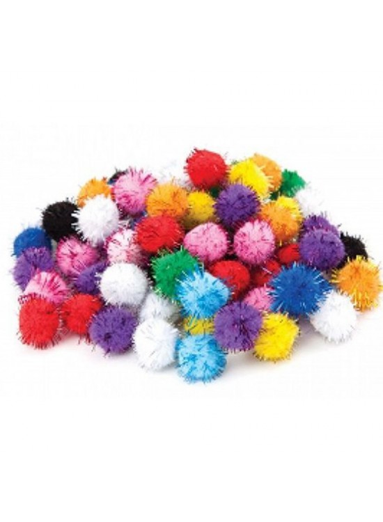 Puti Pon Pon Metalik 20 MM 4483 (1 Adet)