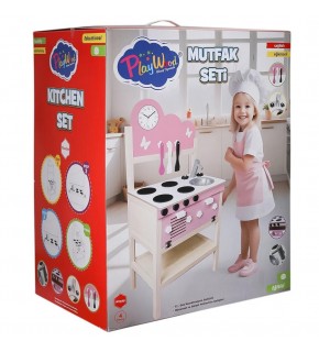 Pw Kutuda Ahşap Mutfak Seti ONY-408