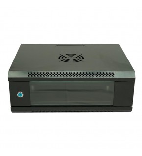 Racksan ML-6404S 4U Duvar Tipi Kabinet (200-530-400) Raf+Fan+Priz