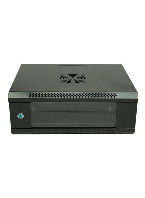 Racksan ML-6404S 4U Duvar Tipi Kabinet (200-530-400) Raf+Fan+Priz
