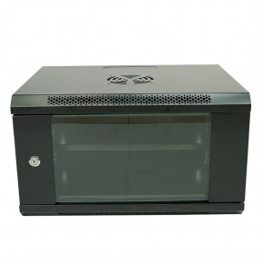 Racksan ML-6407S 7U Duvar Tipi Kabinet (350-530-400) Raf+Fan+Priz