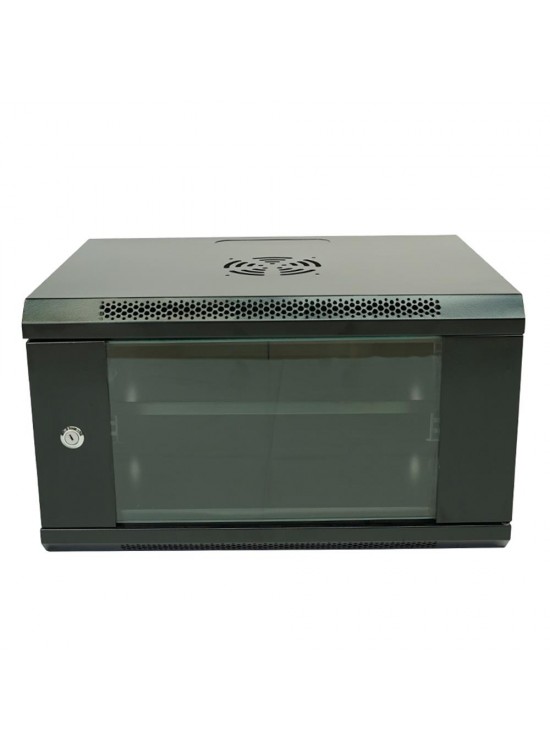 Racksan ML-6407S 7U Duvar Tipi Kabinet (350-530-400) Raf+Fan+Priz