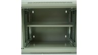 Racksan ML-6409S 9U Duvar Tipi Kabinet (450-530-400) Raf+Fan+Priz