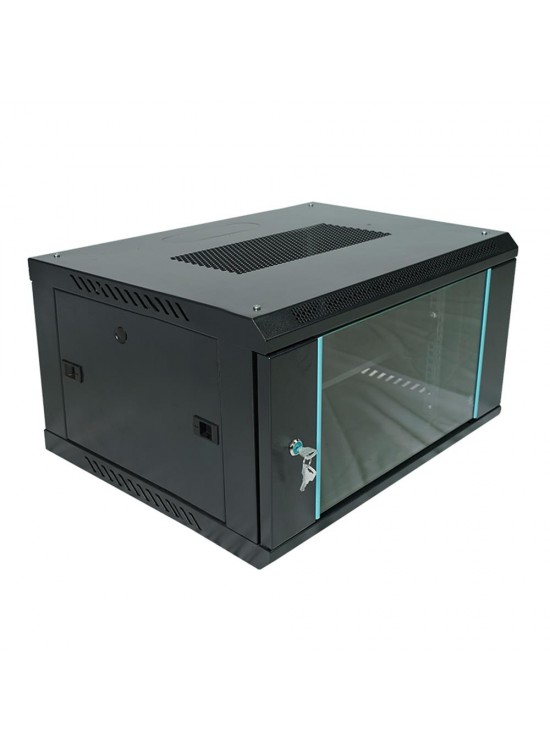 Racksan MT-6607S 7U Duvar Tipi Kabinet (350-600-600) Raf+Fan+Priz