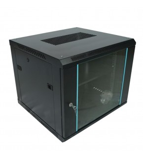 Racksan MT-6609S 9U Duvar Tipi Kabinet (500-600-600) Raf+Fan+Priz