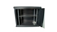 Racksan MT-6609S 9U Duvar Tipi Kabinet (500-600-600) Raf+Fan+Priz