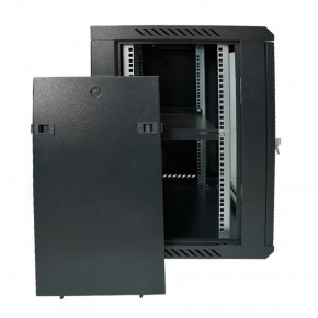 Racksan MT-6612S 12U Duvar Tipi Kabinet (640-600-600) Raf+Fan+Priz