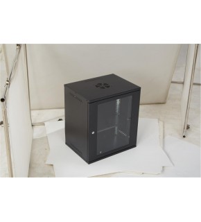 Racksan SE-6412S 12U Duvar Tipi Kabinet (600-530-400) Raf+Fan+Priz