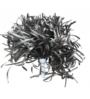 Rafya Gösteri Ponpon Siyah P3539