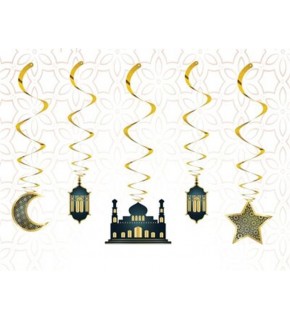 Ramazan Helezon Sarkıt Süs Varaklı 5 li