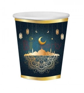 Ramazan Karton Bardak 8 oz - 8 li