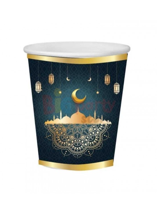 Ramazan Karton Bardak 8 oz - 8 li