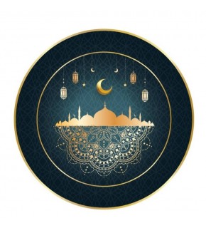 Ramazan Karton Tabak 23cm - 8 li