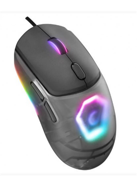 Rampage Hyalo M1 Siyah Değiştirilebilir 3 Kapaklı RGB 12000 DPI Gaming Oyuncu Mouse