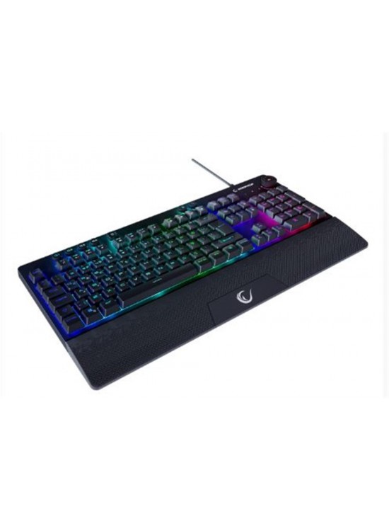 Rampage KB-GX65 SIMULA Siyah USB RGB Aydınlatmalı 4 Makro Tuşlu Bilek Destekli  Oyuncu Klavyesi