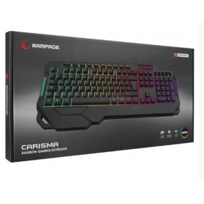 Rampage KB-R46 CARISMA USB Rainbow Aydınlatmalı Q Gaming Oyuncu Klavye
